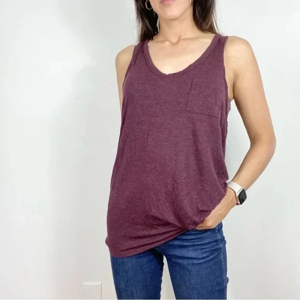 T by Alexander Wang Basic Brown Racerback Tank Top  Size S